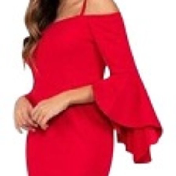 R&M Richards Bell sleeve cocktail dress - Picture 3 of 3